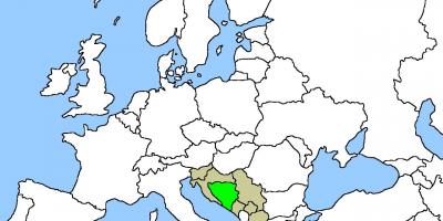 Karte Bosnija atrašanās vieta 